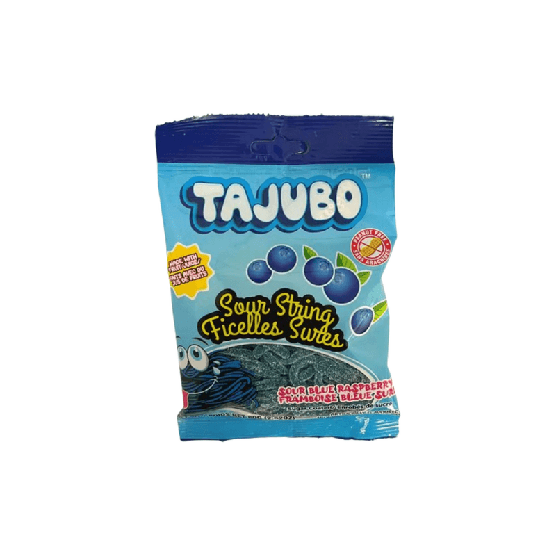 Tajubo Sour Strings Sour Blue Raspberry Halal – Turkey (80g)