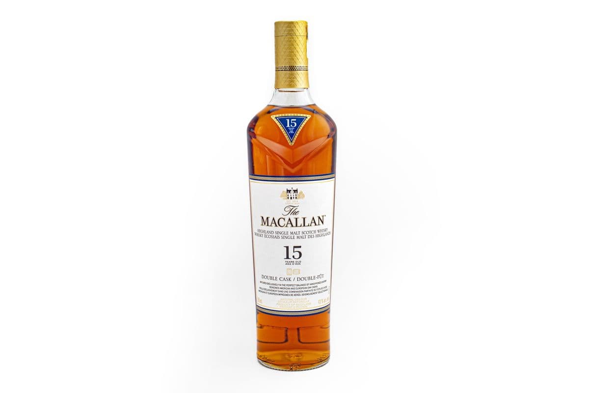 Macallan Scotch - Highland Single Malt 15yr - Double Cask (1 x 750ml)