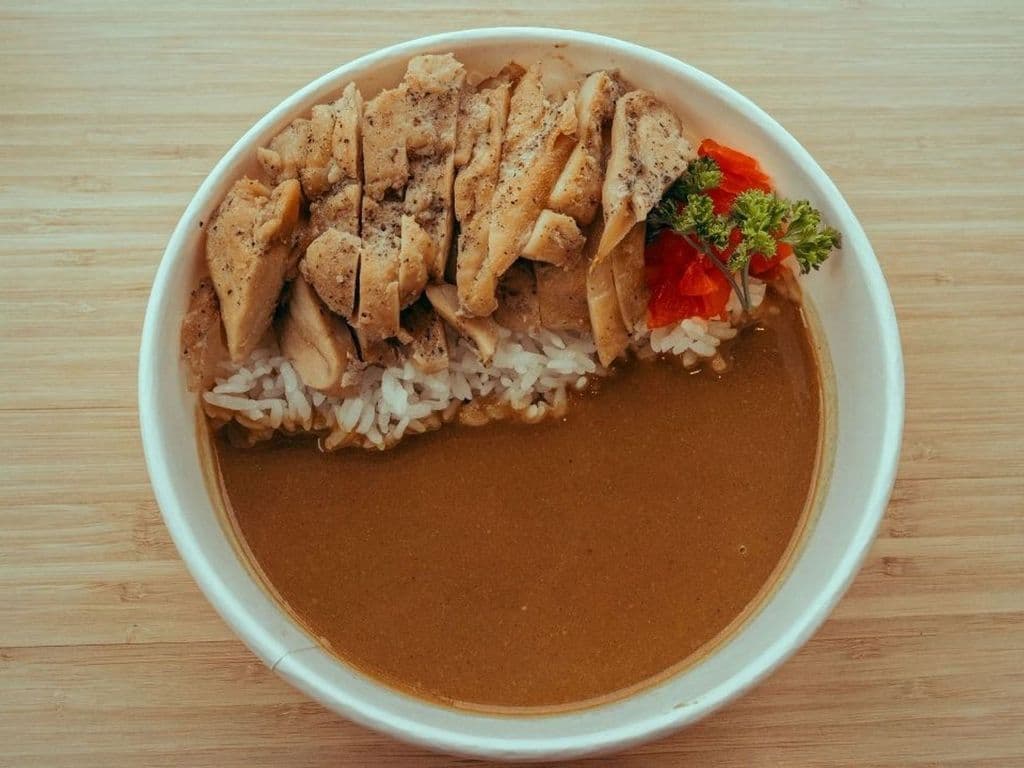 Shōyu Chicken Curry Rice+1 Ebi Fry free (Limited time)