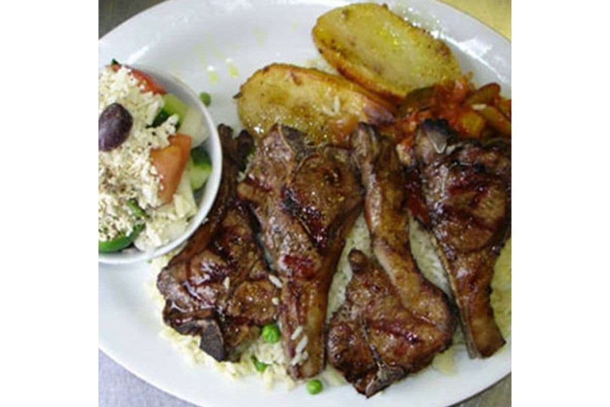 Lamb Chops Greek Soulvaki