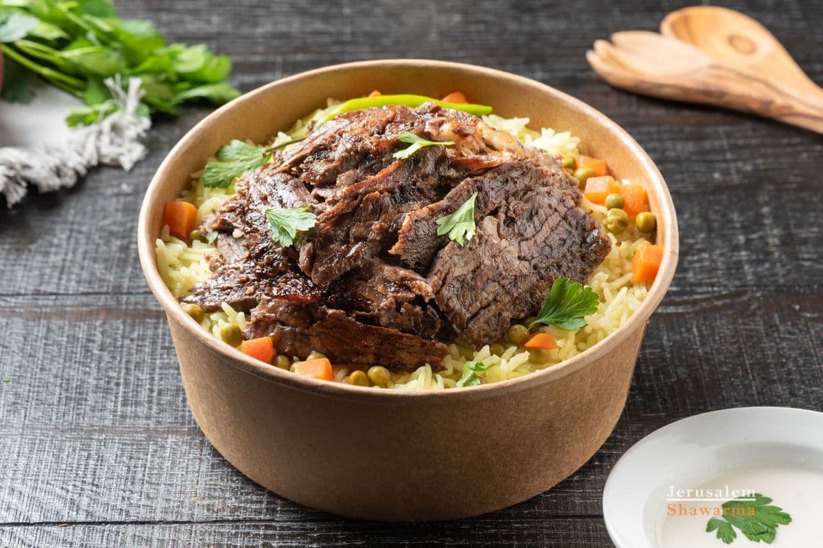 Beef Shawarma Rice Bowl