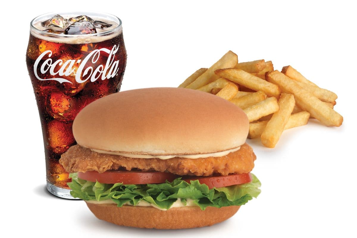 Spicy Ultimate Crunch Burger Combo