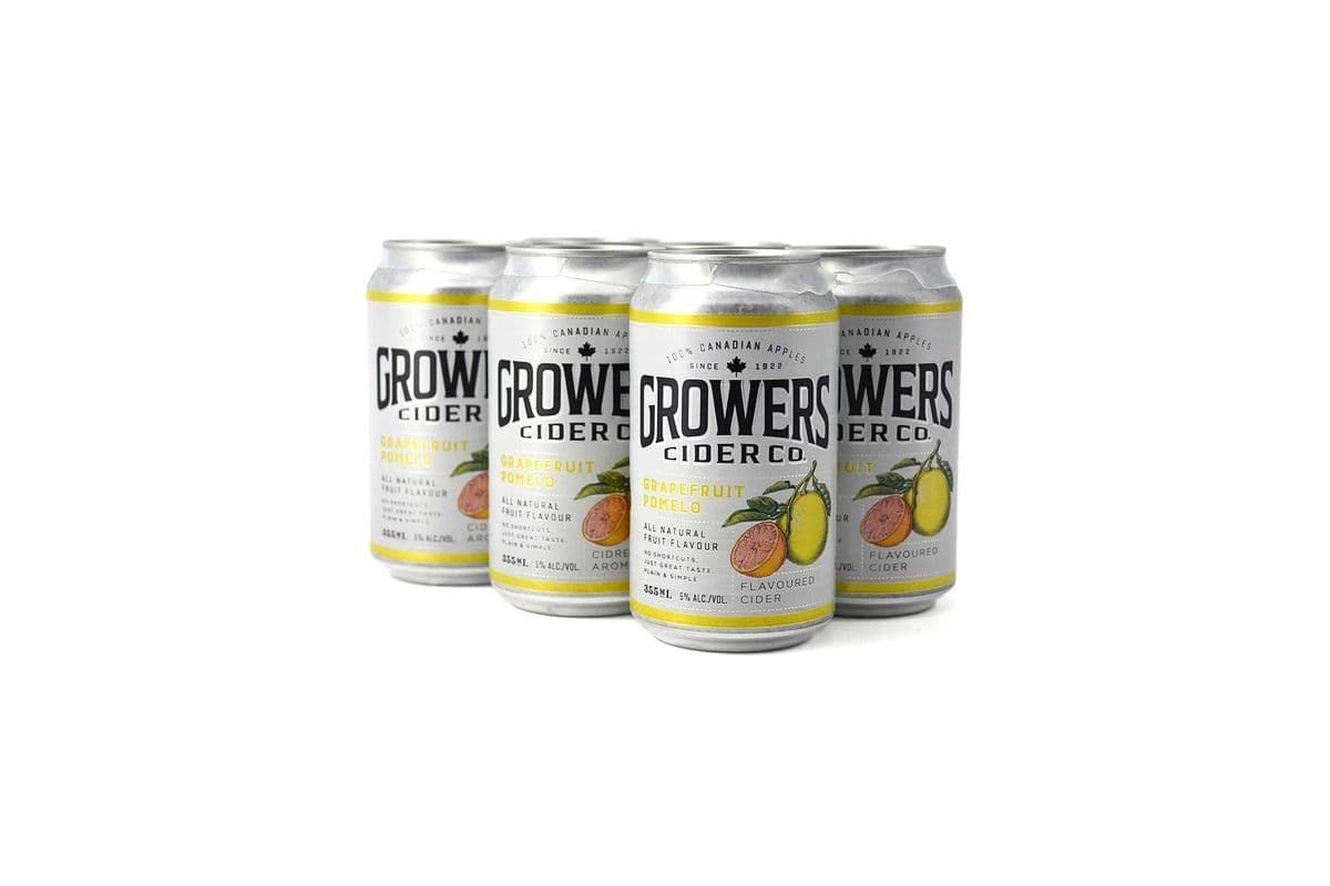 Growers Cider Grapefruit Pomelo (6-Pack)
