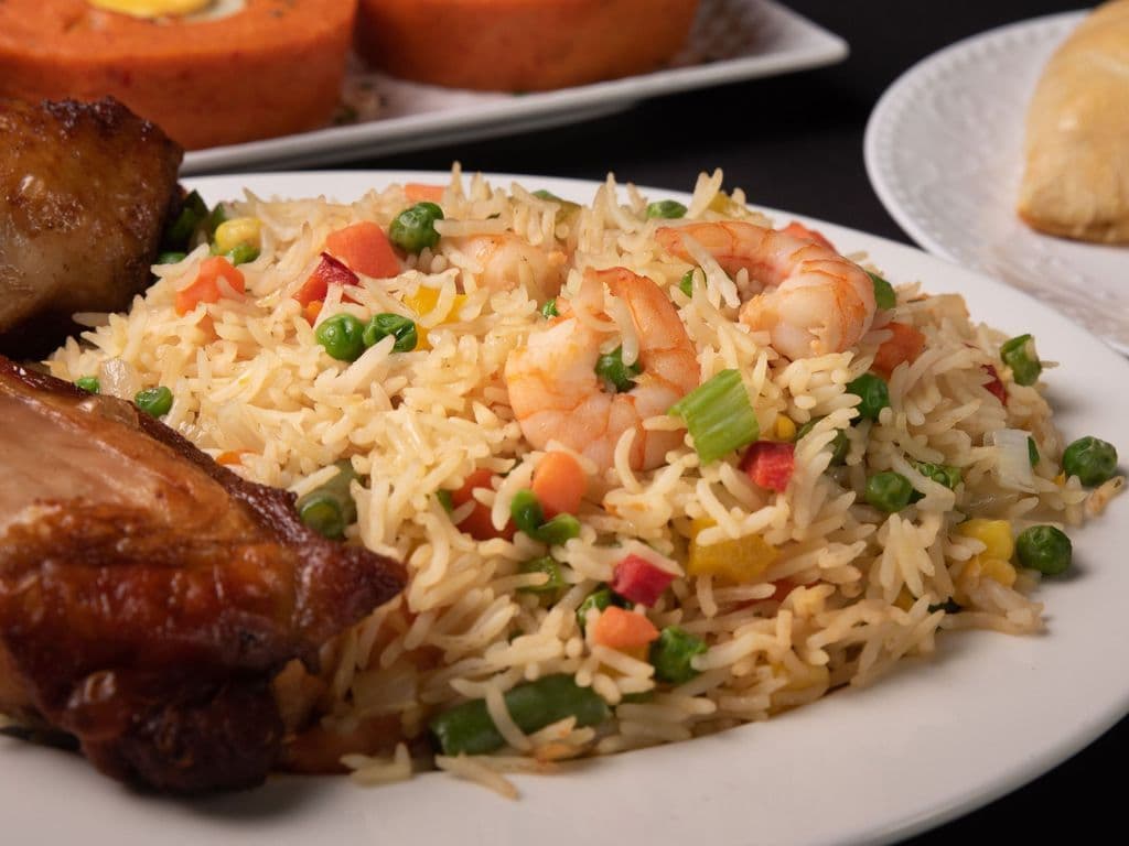 Vegetable Jollof Rice Combo