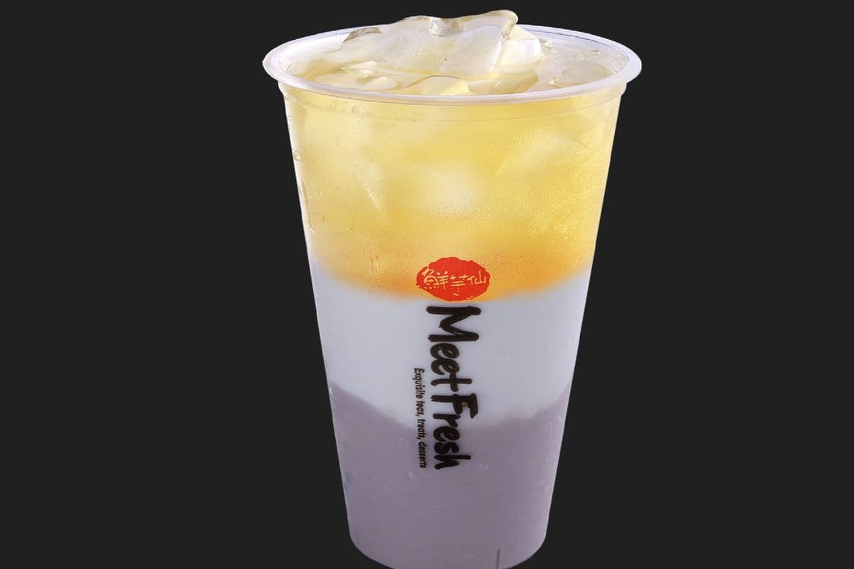 Taro Paste Fresh Green Milk Tea