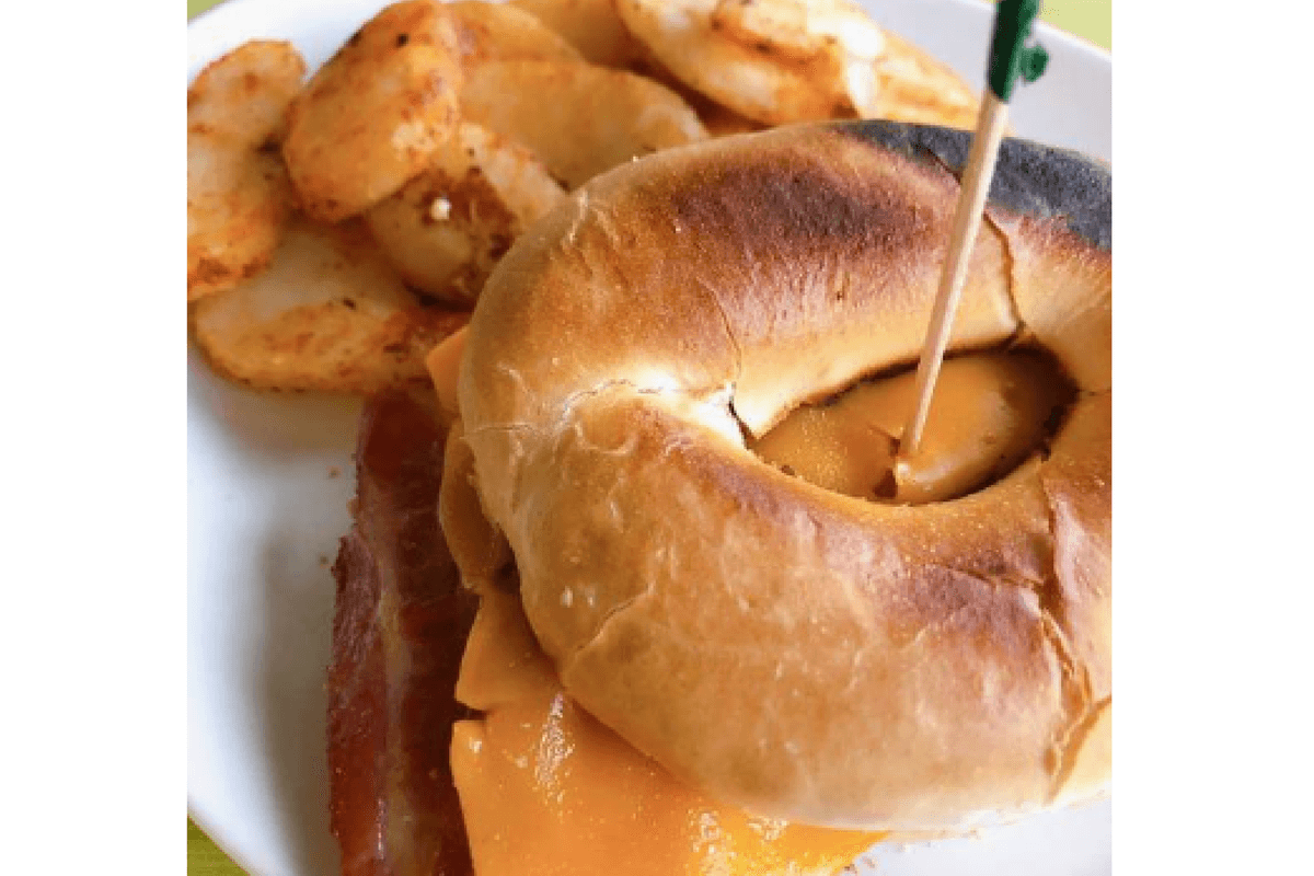 Breakfast Bagel Sandwich