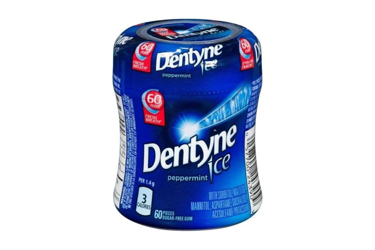 Dentyne Ice Peppermint Bottle (60 pieces)
