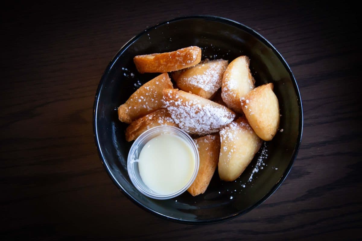 Dessert Baos - Icing Sugar