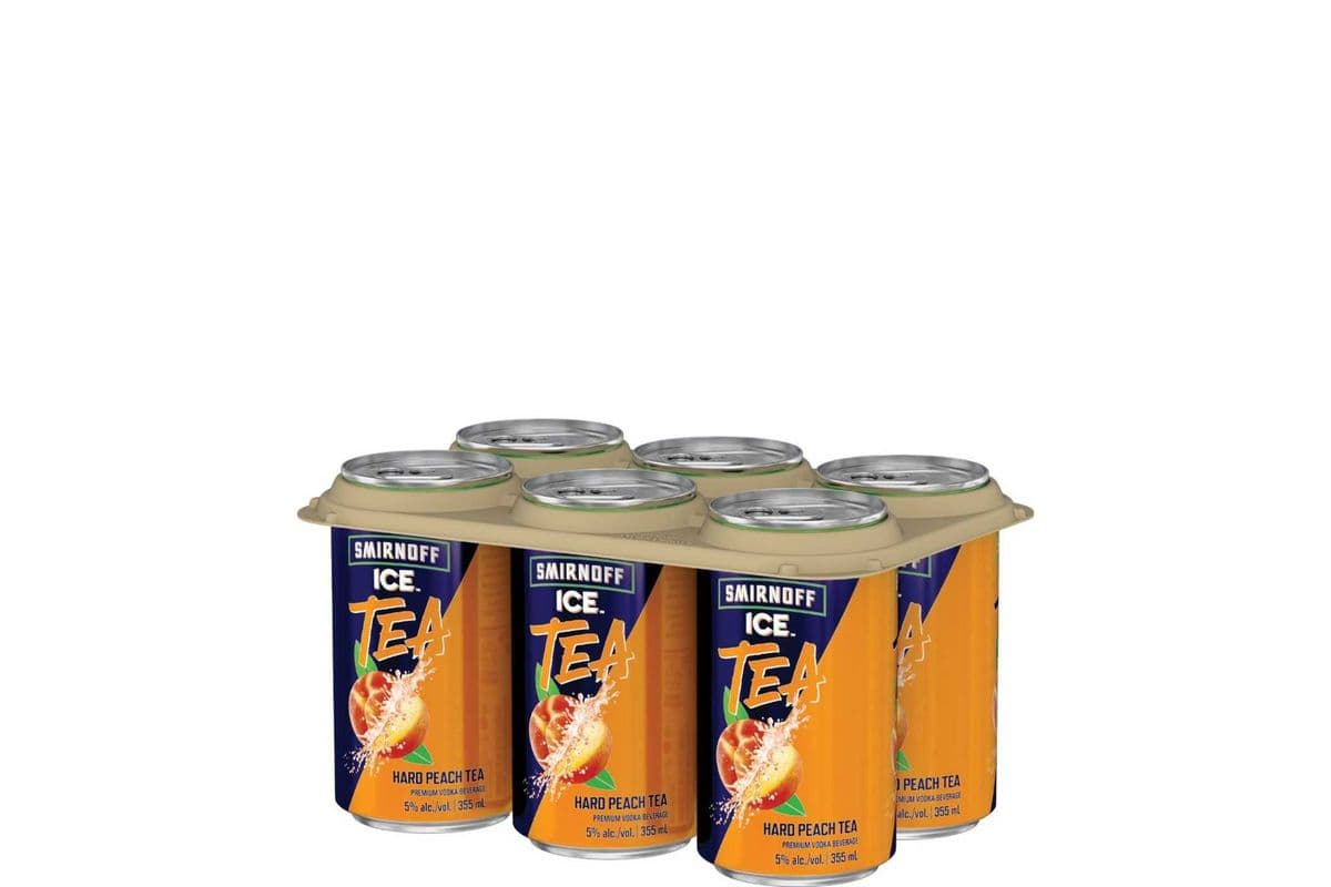 Smirnoff Ice Peach Tea (6 x 355 ml Cans)