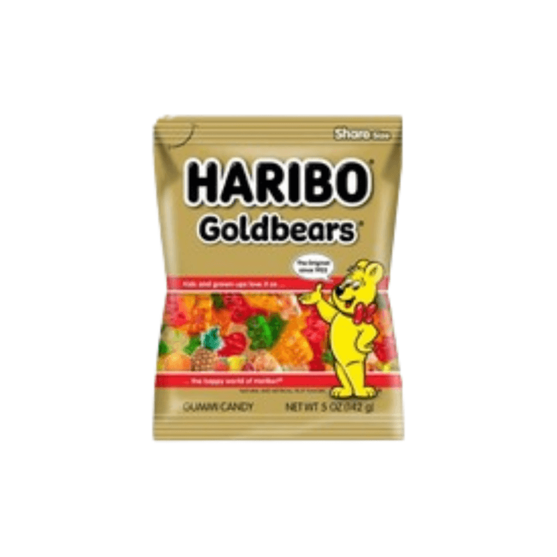 Original Gold Bears Haribo Peg Bag - USA (113g)