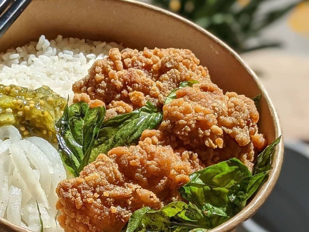 Fried Chicken Rice Bowl