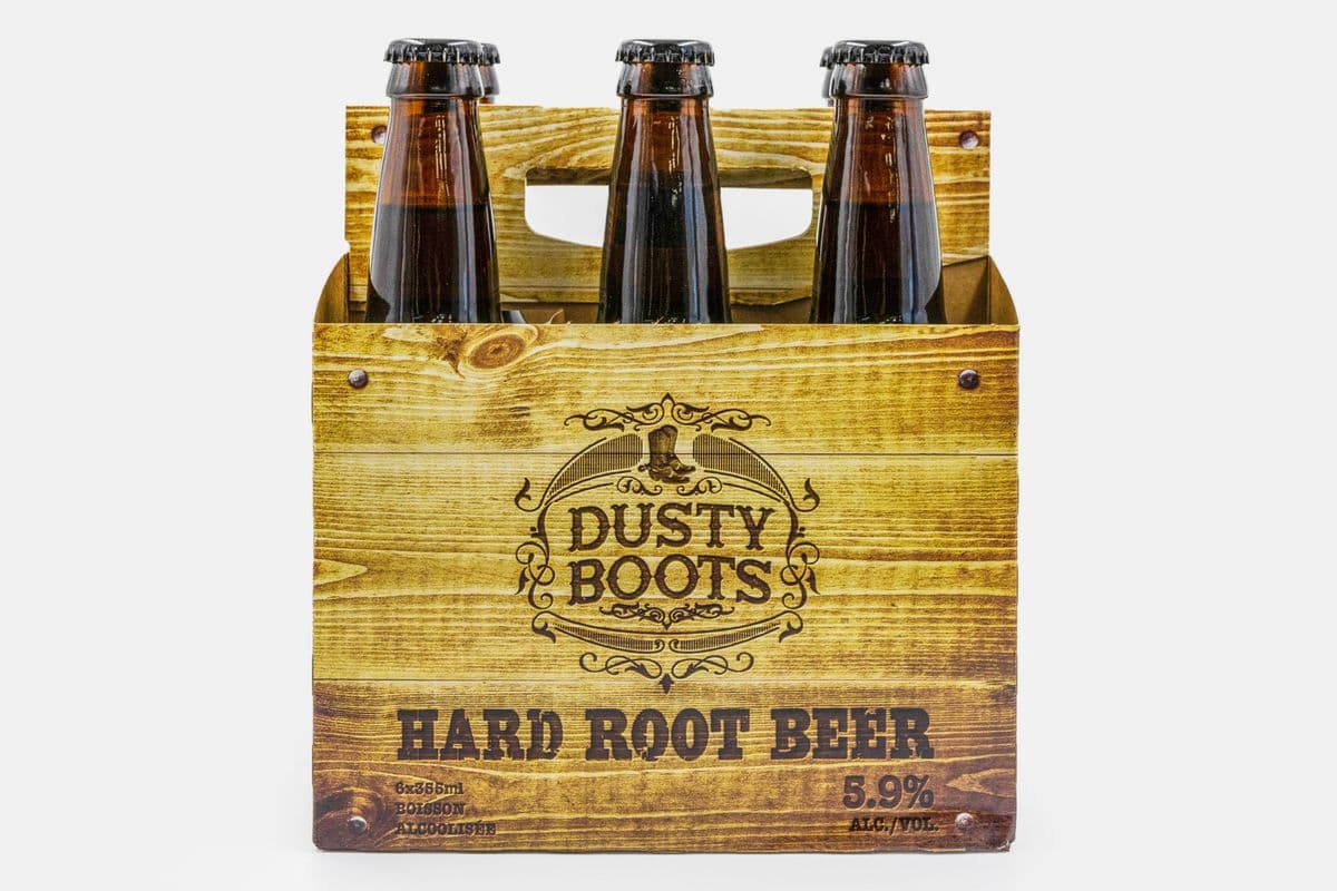 Dusty Boots Hard Root Beer (6 x 355 ml Bottles)