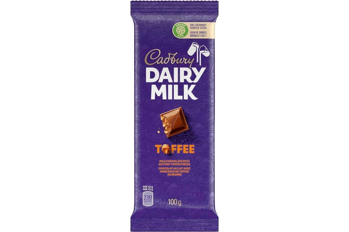 Dairy Milk Toffee Family Bar (100g)