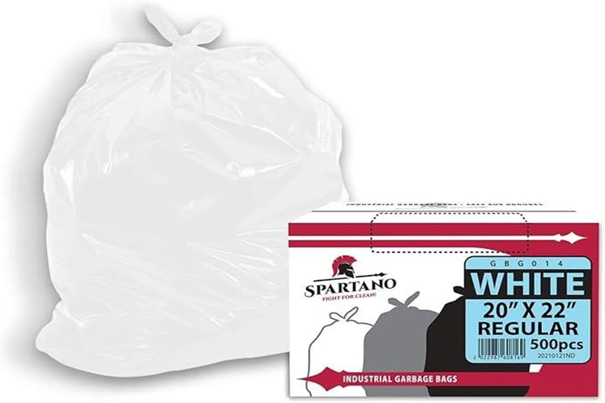 Spartano - Garbage Bags - Regular - White - 20"x22"