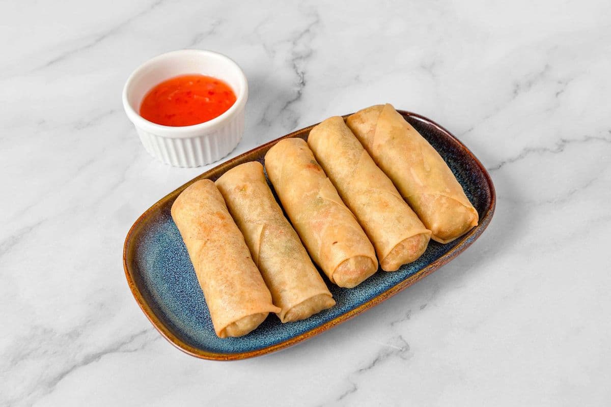 Vegetarian (no meat) Spring Rolls 5 pcs