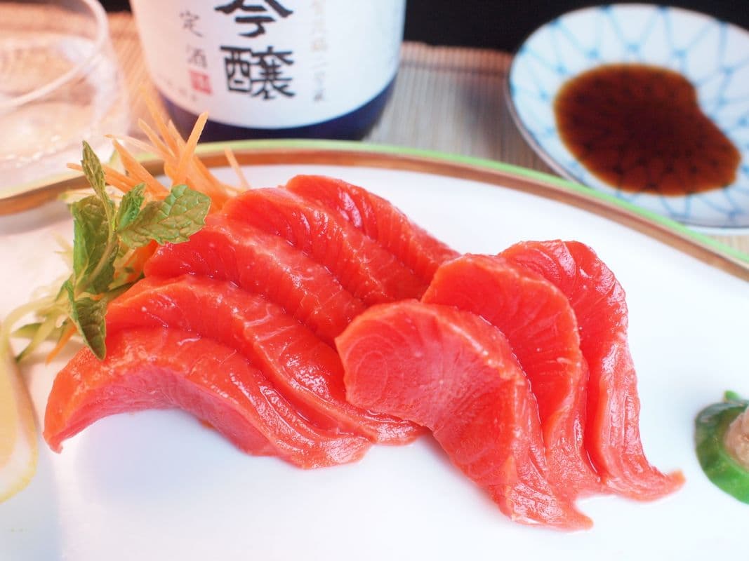 Wild Sockeye Salmon Sashimi (7 pcs)