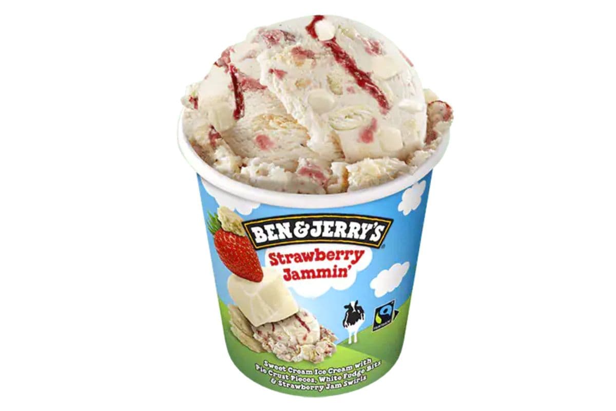 Ben & Jerry's Strawberry Jammin’ (473 ml)
