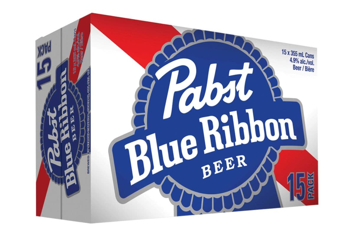 Pabst Blue Ribbon 15 pack (15 x 355Ml Cans)