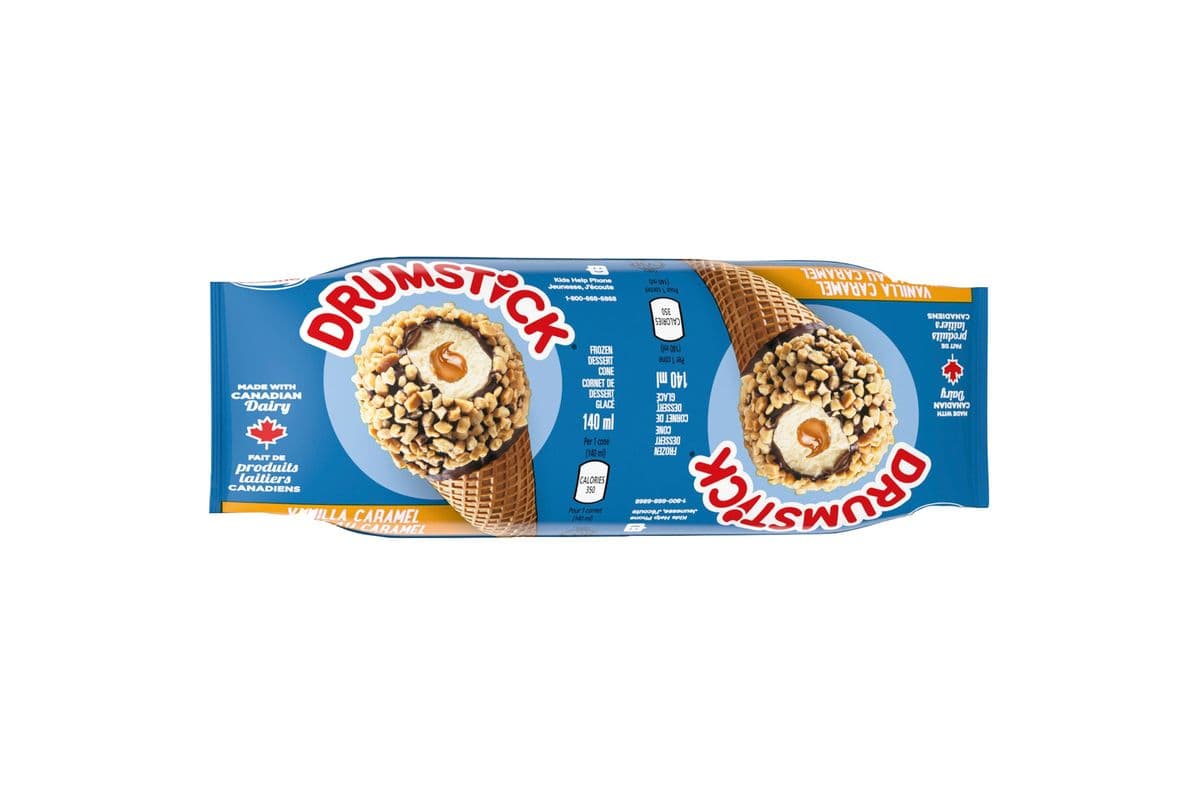 Drumstick Vanille au Caramel (140ml) 77750 / Drumstick Vanilla Caramel (140ml) 77750