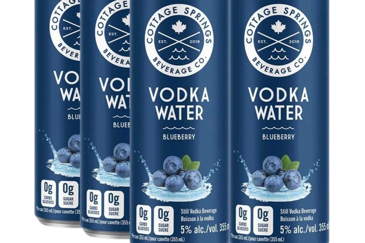 Cottage Springs Blueberry Water (6 x 355 ml Cans)