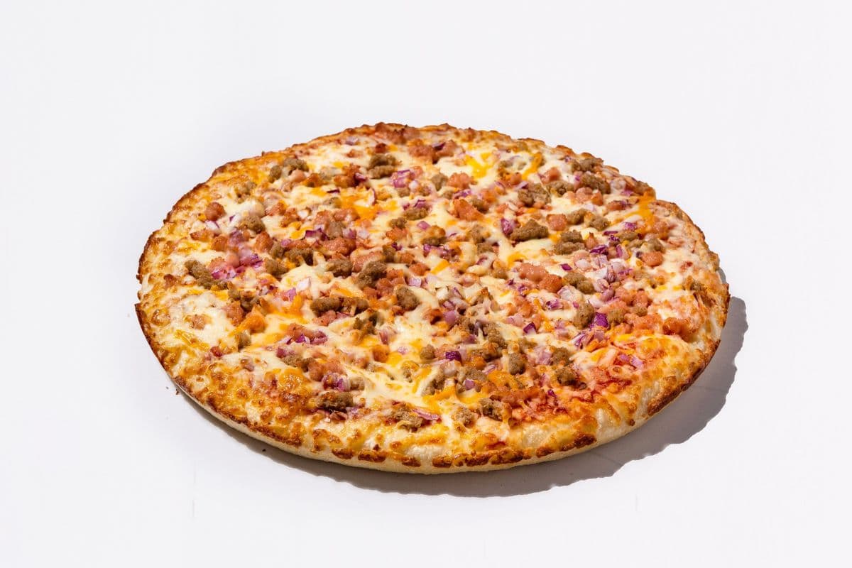 10" Small Bacon Cheeseburger Pizzas
