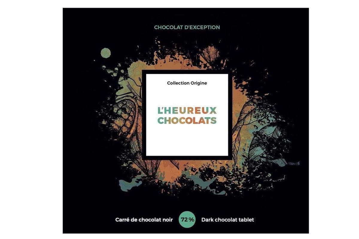 Carré de chocolat noir Tanzanie 75% / Tanzania 75% Dark Chocolate Tablet (80 g)