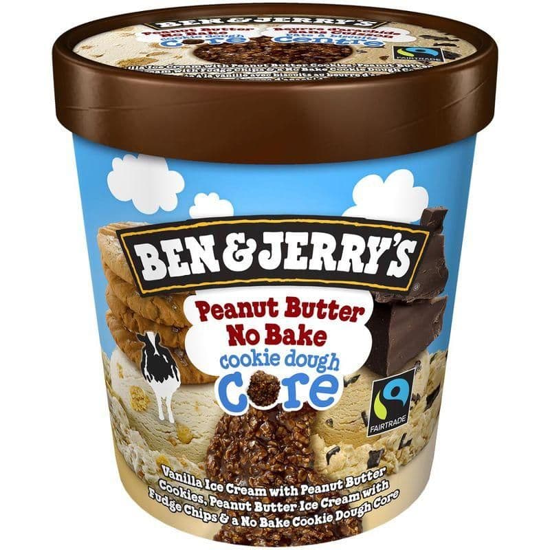 Ben & Jerry's Core Peanut Butter Fudge No Bake