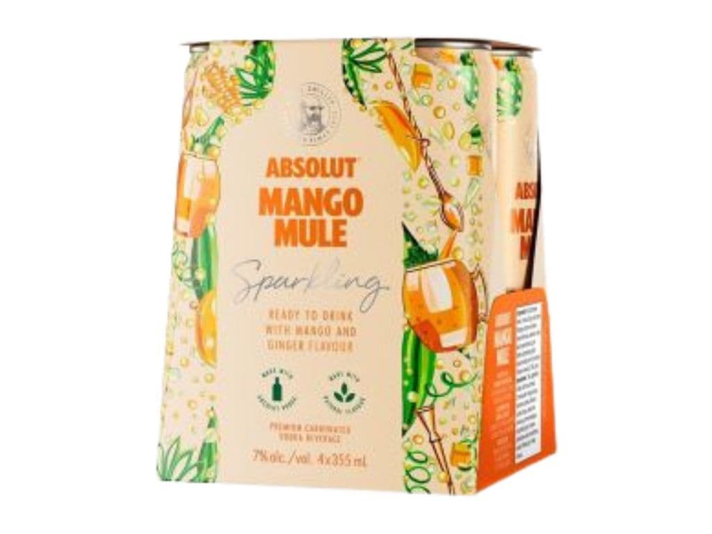 Absolut - Mango Mule Cocktail (4x355ml)