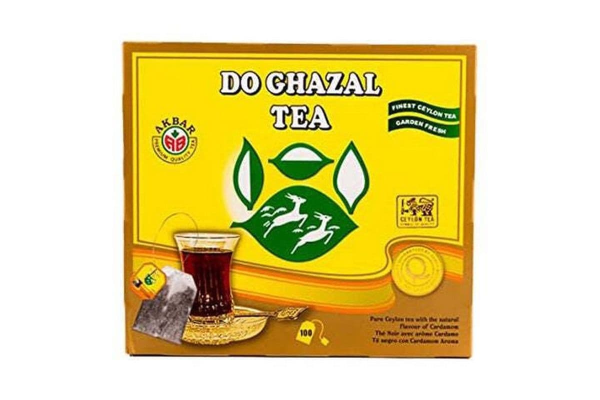 Do Ghazal • Cardamom Teabags Yellow / Sachets De Thé À La Cardamome Jaune (100 Tea Bags)