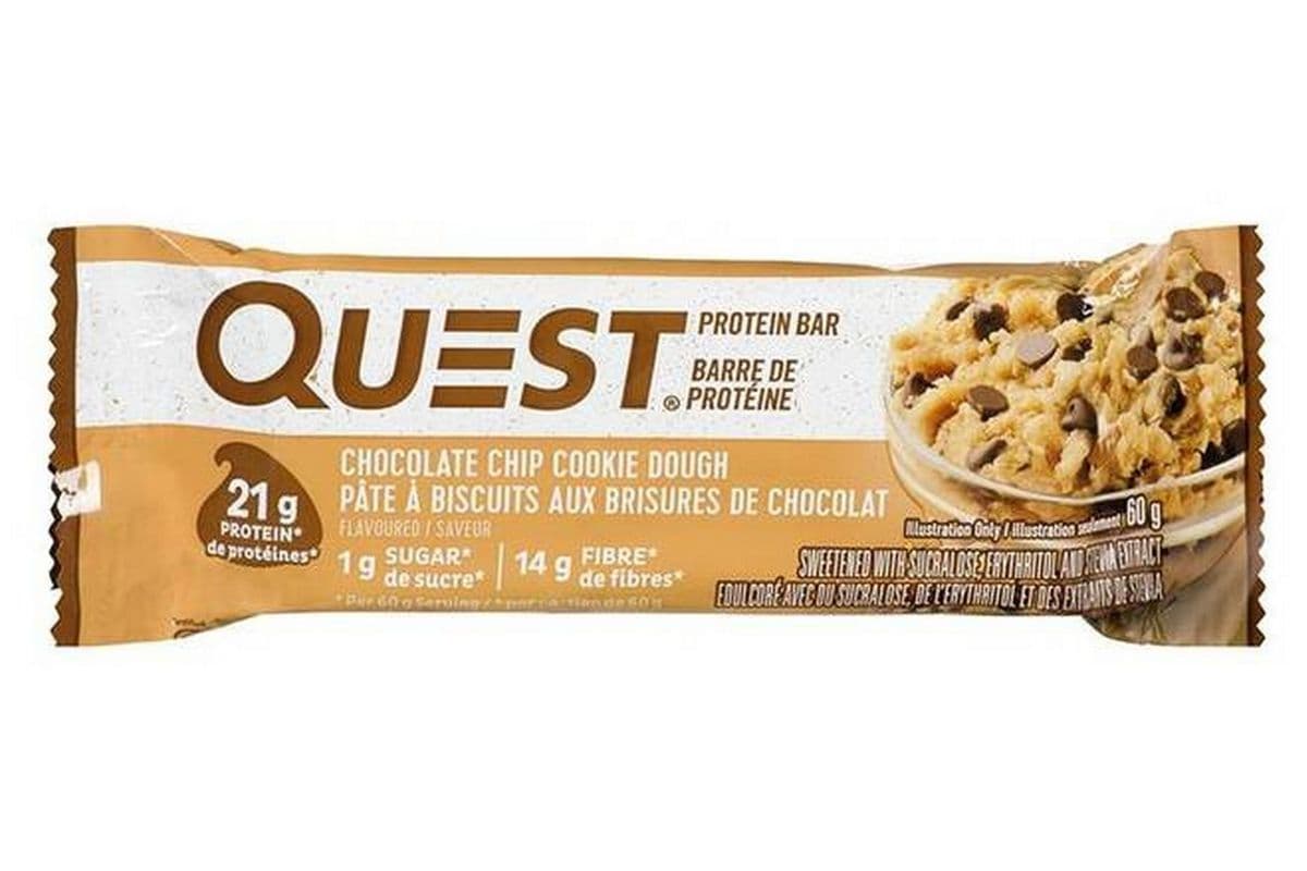 Quest Chocolate Chip Cookie Dough Protein Bar (21 g)