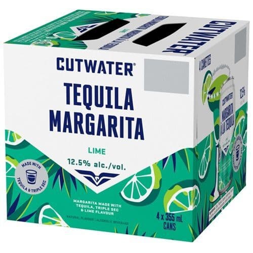 CUTWATER TEQUILA MARGARITA 4 CAN (4 X 355ML)