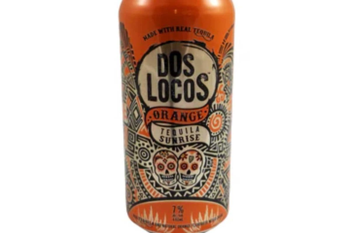Dos Locos Tequila Sunrise (1 x 440 ml Can)