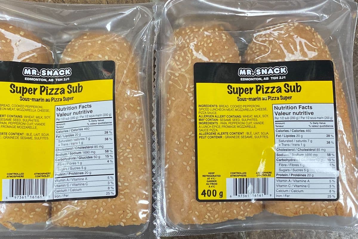Super Pizza Sub (400g) (460 Cal)
