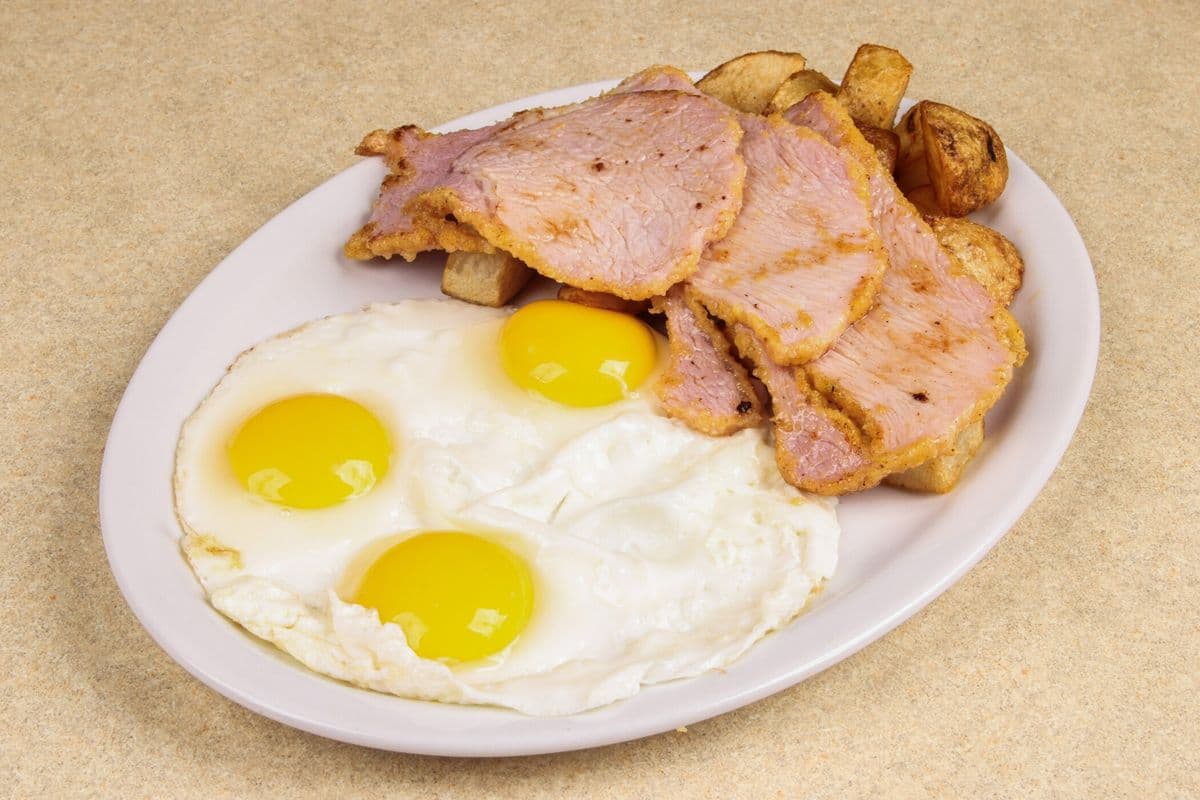Pemeal or Turkey Bacon and Eggs