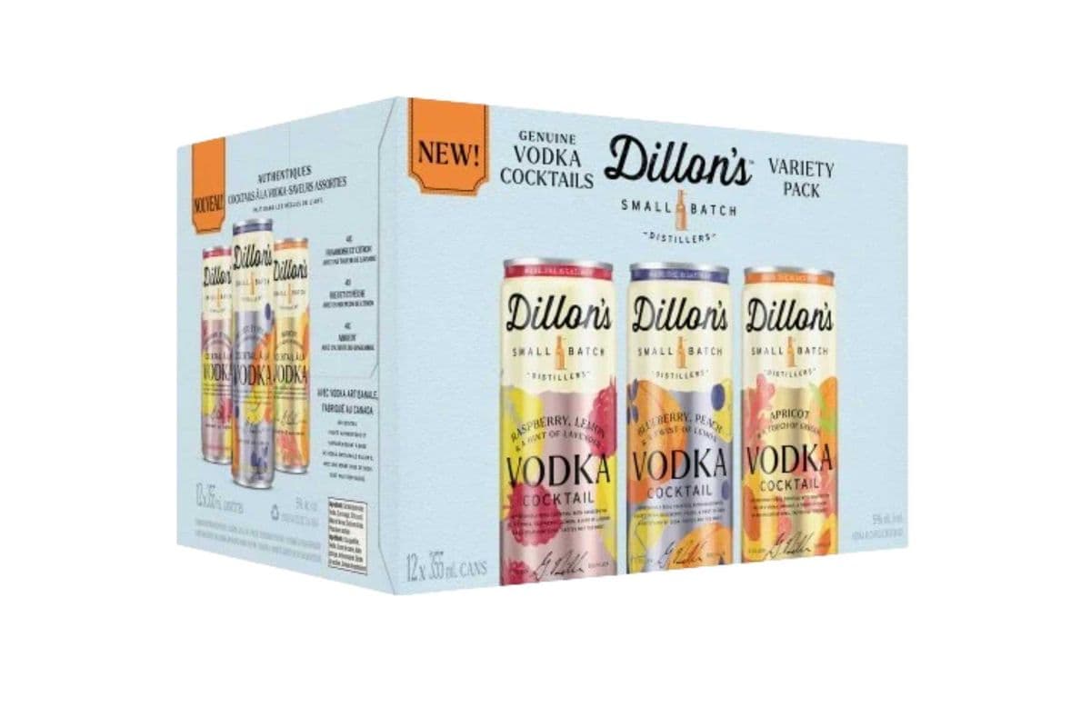 Dillon's Vodka Cocktail Variety Pack (12 x 355 ml)