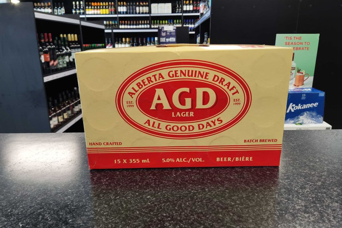 Alberta Genuine Draft (AGD) (15 x 355ml Can)