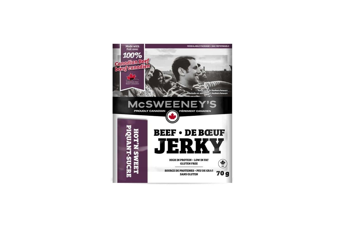 McSweeney's Beef Jerky - Hot 'N Sweet 70g (70gm)