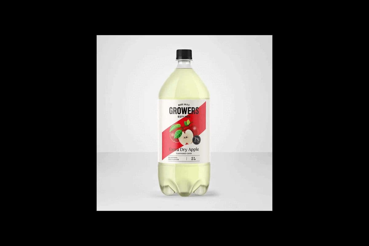 Grower's Extra Dry Apple (2 L) (1 x 2L) (1 x 2LTR)