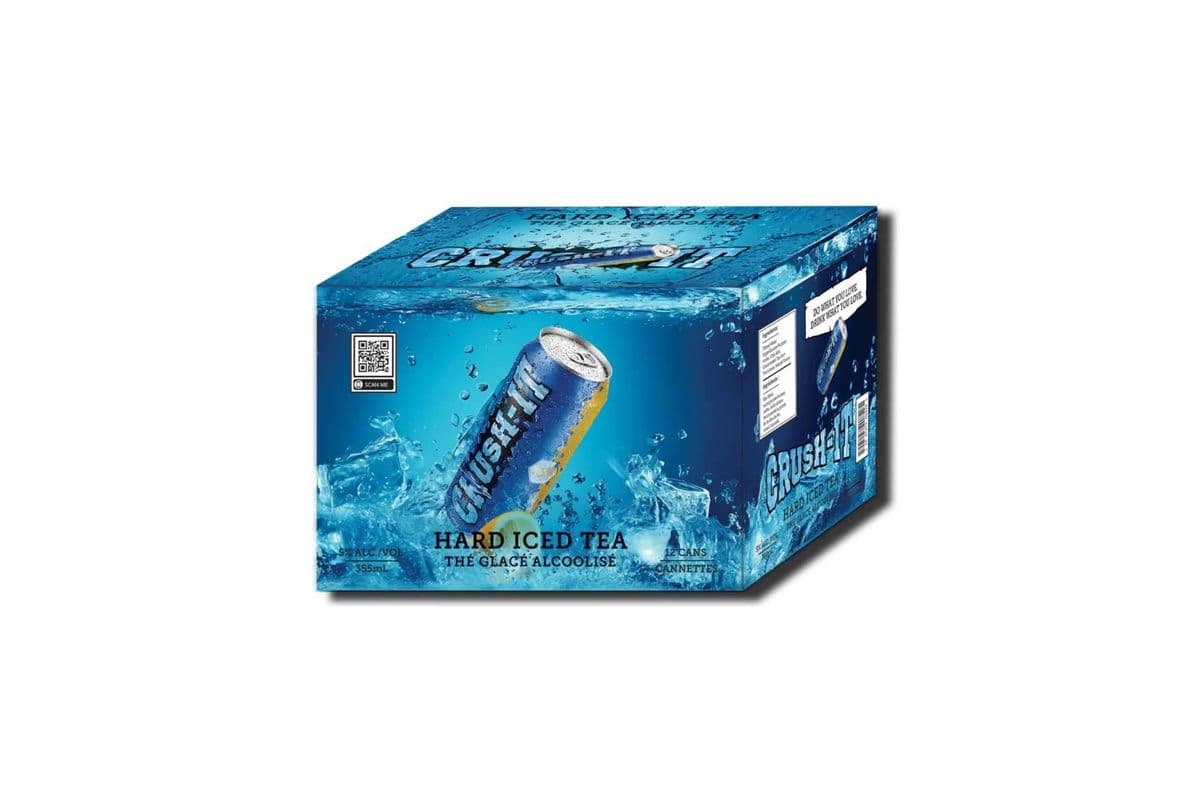Crush-It Hard Iced Tea (12 x 355ml Cans)