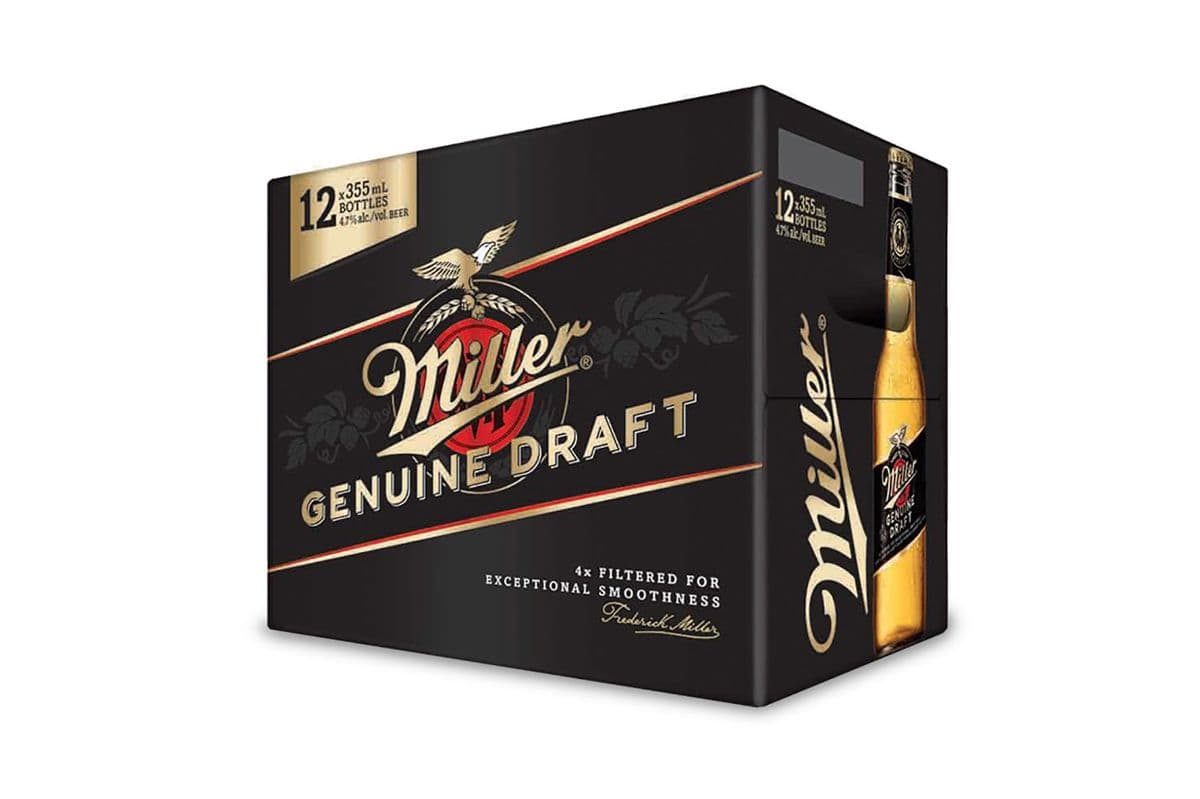 797296. Miller Genuine Draft (12 Bottles) (1 x 12PB)