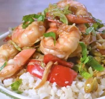 High End Bistro Ocean Shrimp Rice Bowl