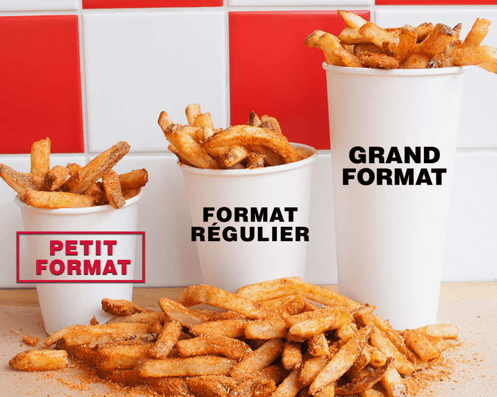 Frites cajun / Cajun Fries (Petit format / Small)