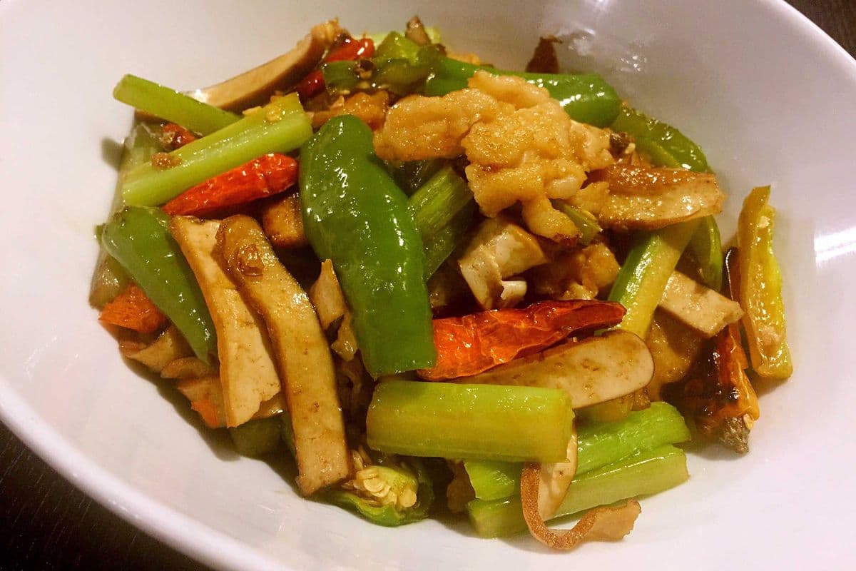 Szechuan Style Dry Tofu