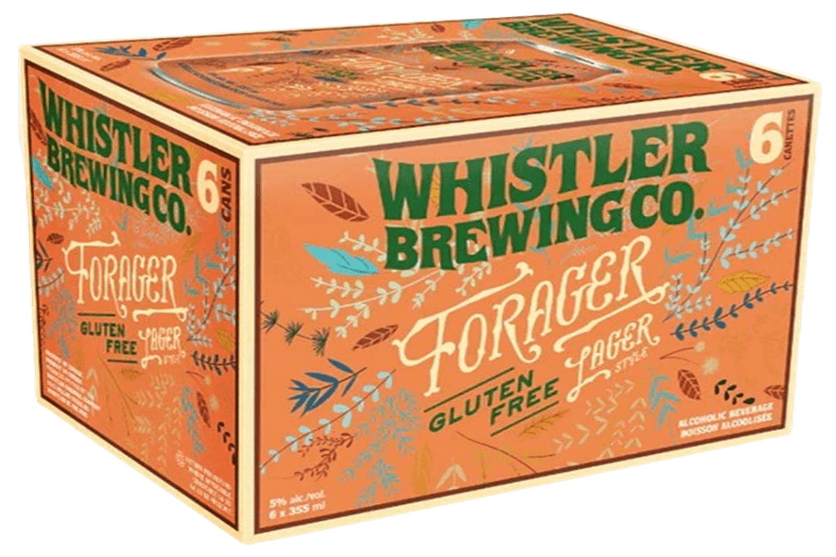 Whistler Forager Gluten Free Lager (6 x 355 mL)