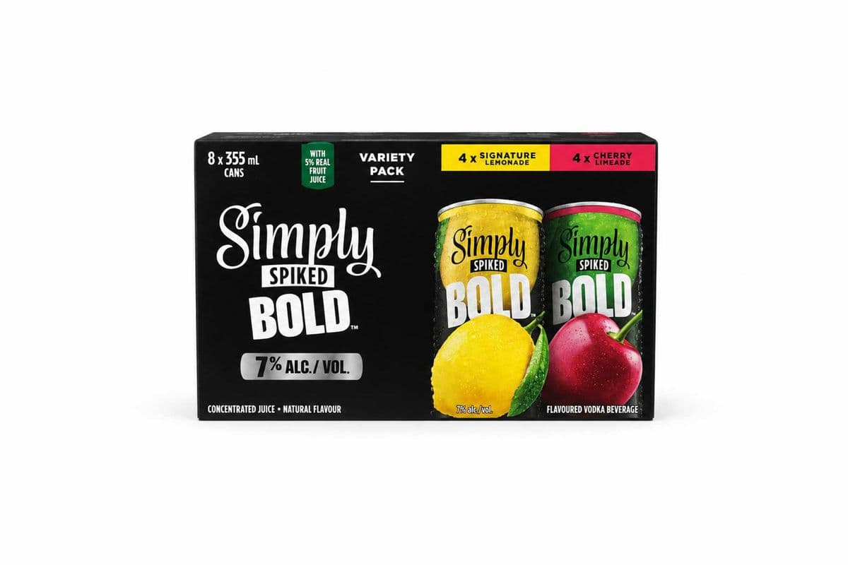 Simply Spiked Bold Variety Pack (8 x 355ml Cans)