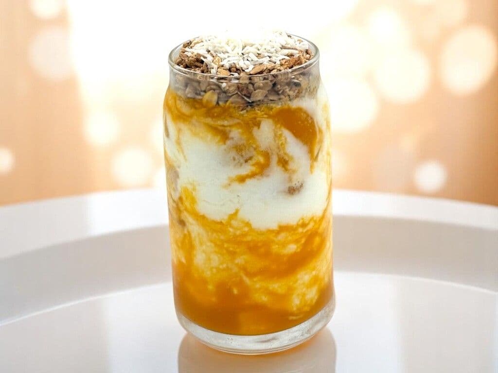 COLD DESSERTS - MANGO COCONUT YOGURT GRANOLA PARFAIT