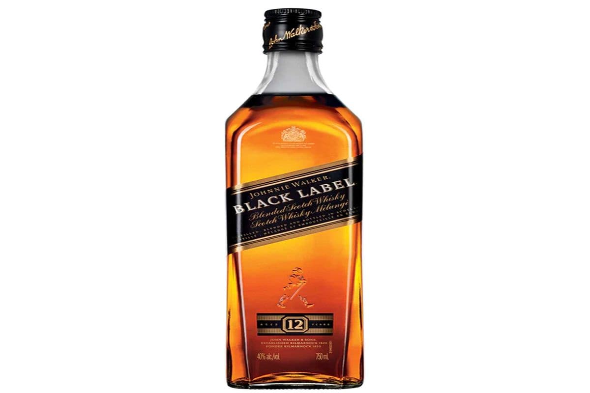 Johnnie Walker Black Label 375 ML (1 x 375ML)