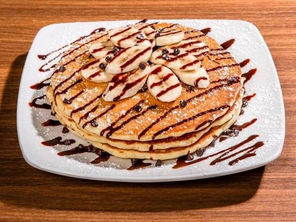 Chocolate Banana Pancakes
