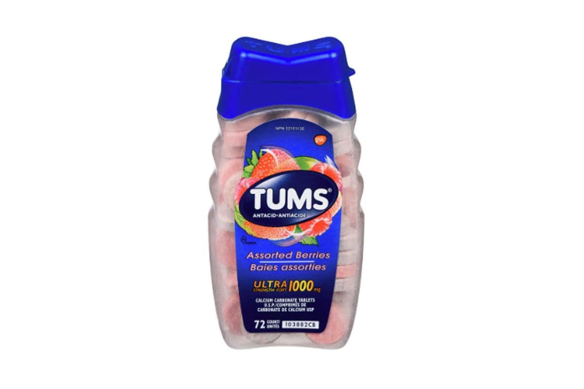Tums Ultra Strength - Assorted Berries (72 tablets / 1000 mg)