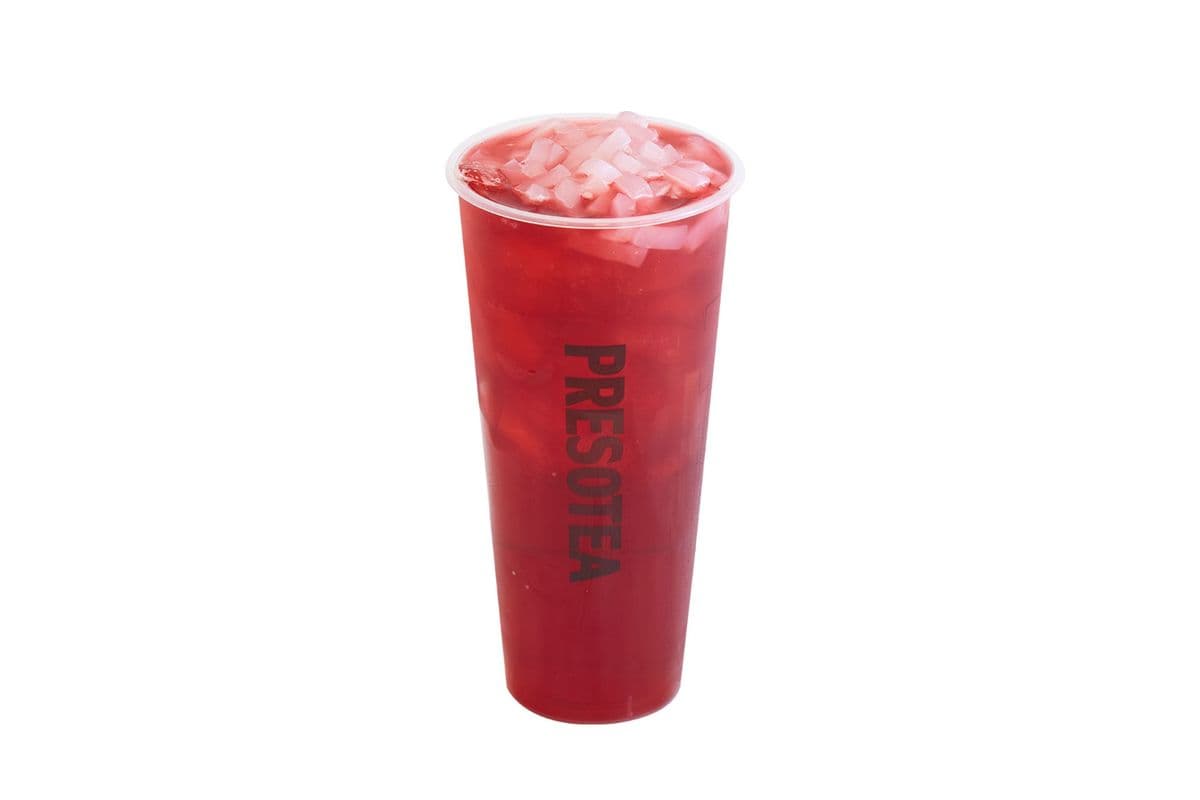 Blueberry Fruit Tea with Lychee Jelly